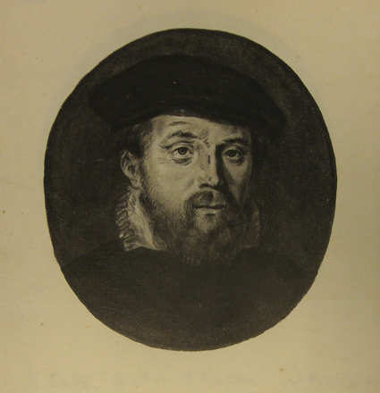 Portret van Joost Jansz. Bilhamer (1521-1590), Nicolaes Witsen naar anoniem, ca. 1700, Collectie Streekarchief Voorne Putten en Rozenburg, Brielle 