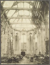 Nieuwezijds Kapel, interieur tijdens de afbraak, circa 1908, Amsterdam, Stadsarchief