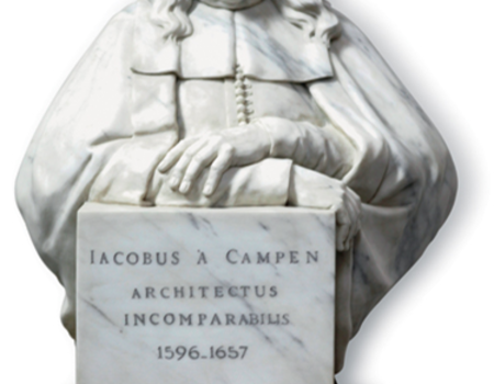 Borstbeeld Jacob van Campen, Sint Joriskerk, Amersfoort, Ton Mooij (1948-), Foto Stichting Open Oog