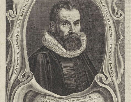 Portret van Johannes Isacius Pontanus, Jan van de Velde (II), 1630, collectie Rijksmuseum Amsterdam