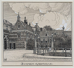 Het Binnengasthuis Willem Wenckeback 1870-1937 Rijksmuseum RP-T-1926-112