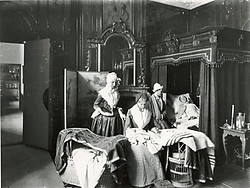 Groene Kamer in westvleugel SMA (ca. 1920)