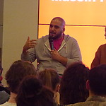 Panel met Massih Hutak en Najah Aouaki