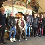 Bijeenkomst van orgeldeskundigen, betrokken restauratoren, onderzoekers en museummedewerkers  in de opslag van het museum vrijdag 10 januari 2020