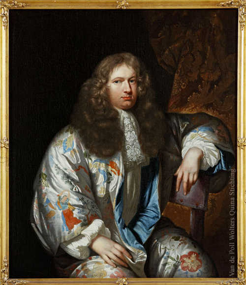Portret van Steven Wolters (1651-?), Caspar Netscher, ca. 1683
