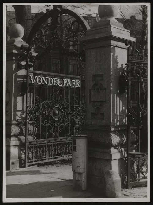 SAA hek Vondelpark, foto H. Berssenbrugge 1939