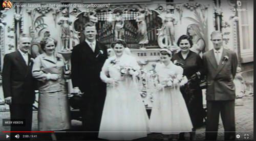 Cor Perlee en Sophia Indenberken trouwen in 1956