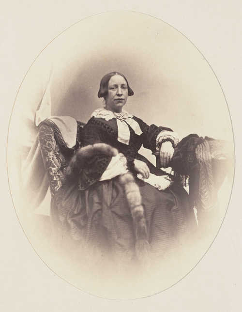 Catharina Huidekoper gefotografeerd door Louis Wegner, 1857. SAA