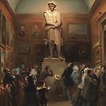 Jan Baptist Tetar van Elven, De tentoonstelling van het op de tentoonstelling van kunstwerken van levende meesters in 1848, 1851 (Collectie Amsterdam Museum)